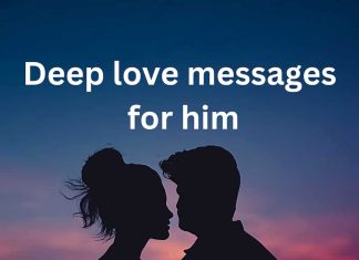 Deep Love Messages for Him: A Reflection of Your Devotion