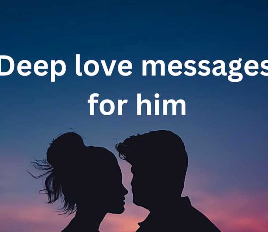 Deep Love Messages for Him: A Reflection of Your Devotion